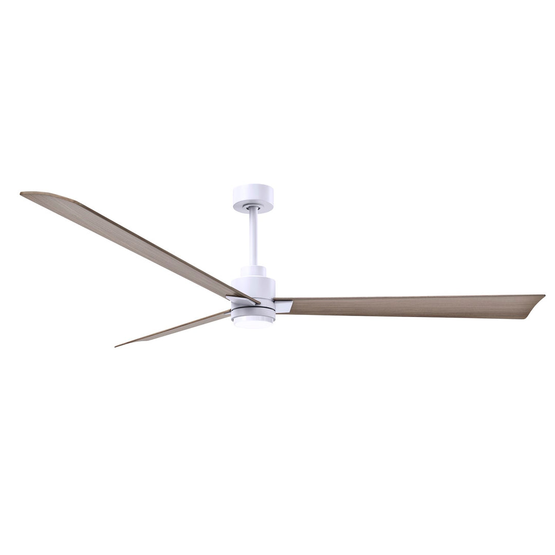 3-Blade Transitional Ceiling Fan In Matte White Finish by Matthews Fan Company