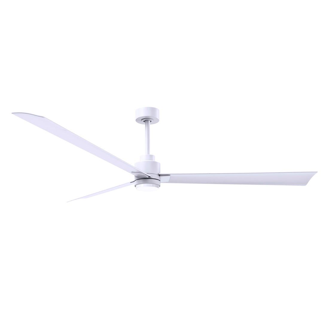 3-Blade Transitional Ceiling Fan In Matte White Finish by Matthews Fan Company