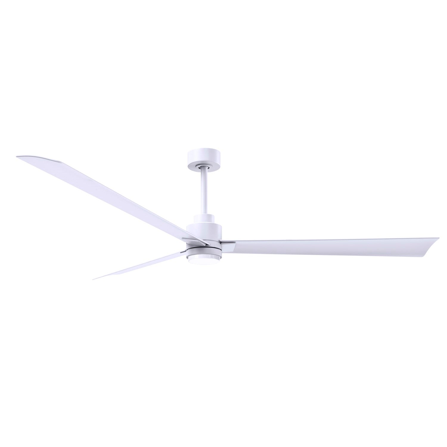 3-Blade Transitional Ceiling Fan In Matte White Finish by Matthews Fan Company