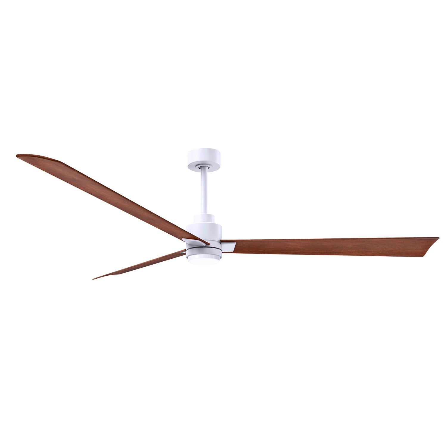 3-Blade Transitional Ceiling Fan In Matte White Finish by Matthews Fan Company