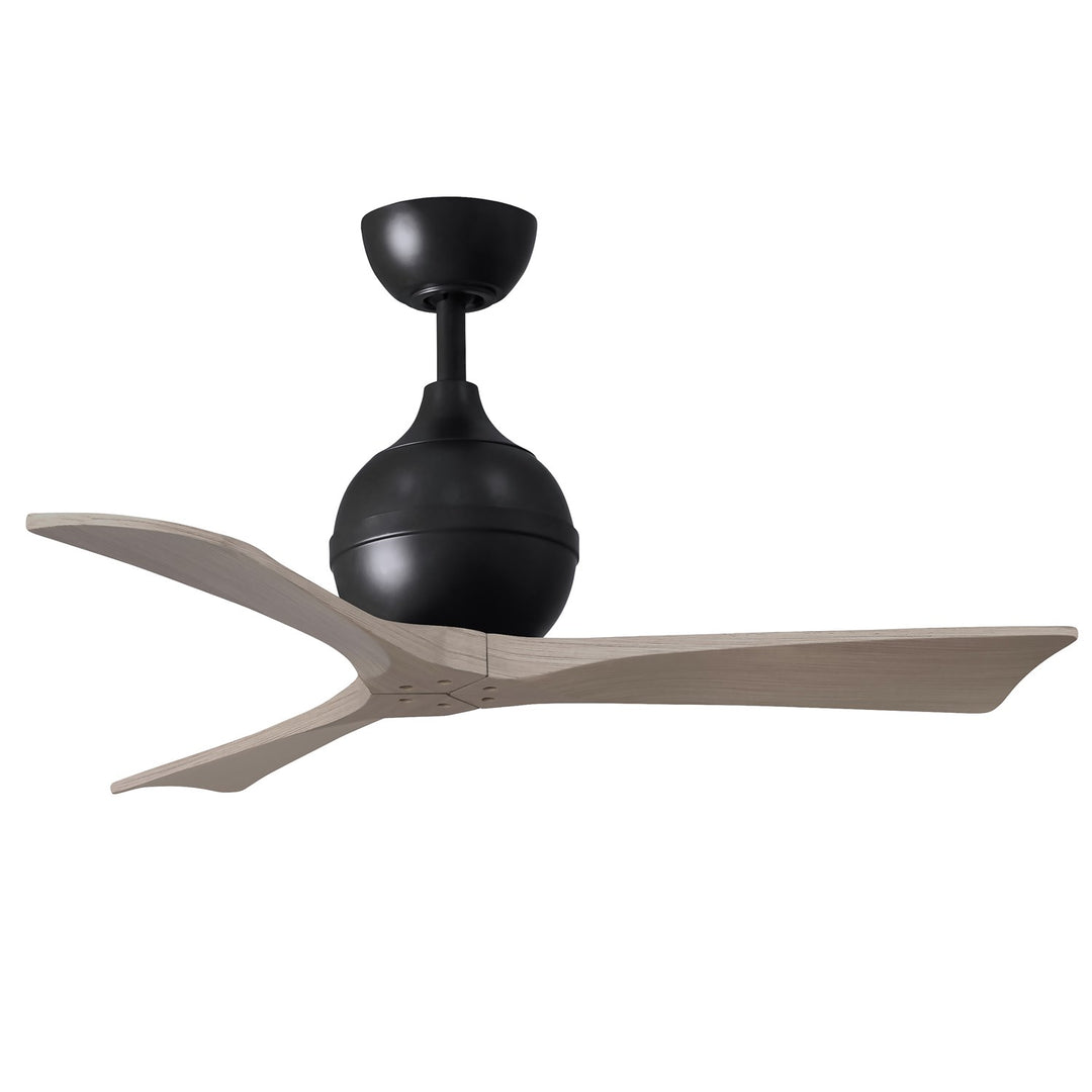 Three-Blade Paddle Fan In Matte Black Finish