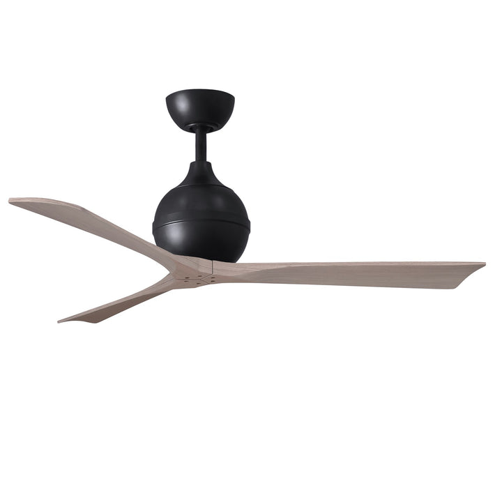 Three-Blade Paddle Fan In Matte Black Finish