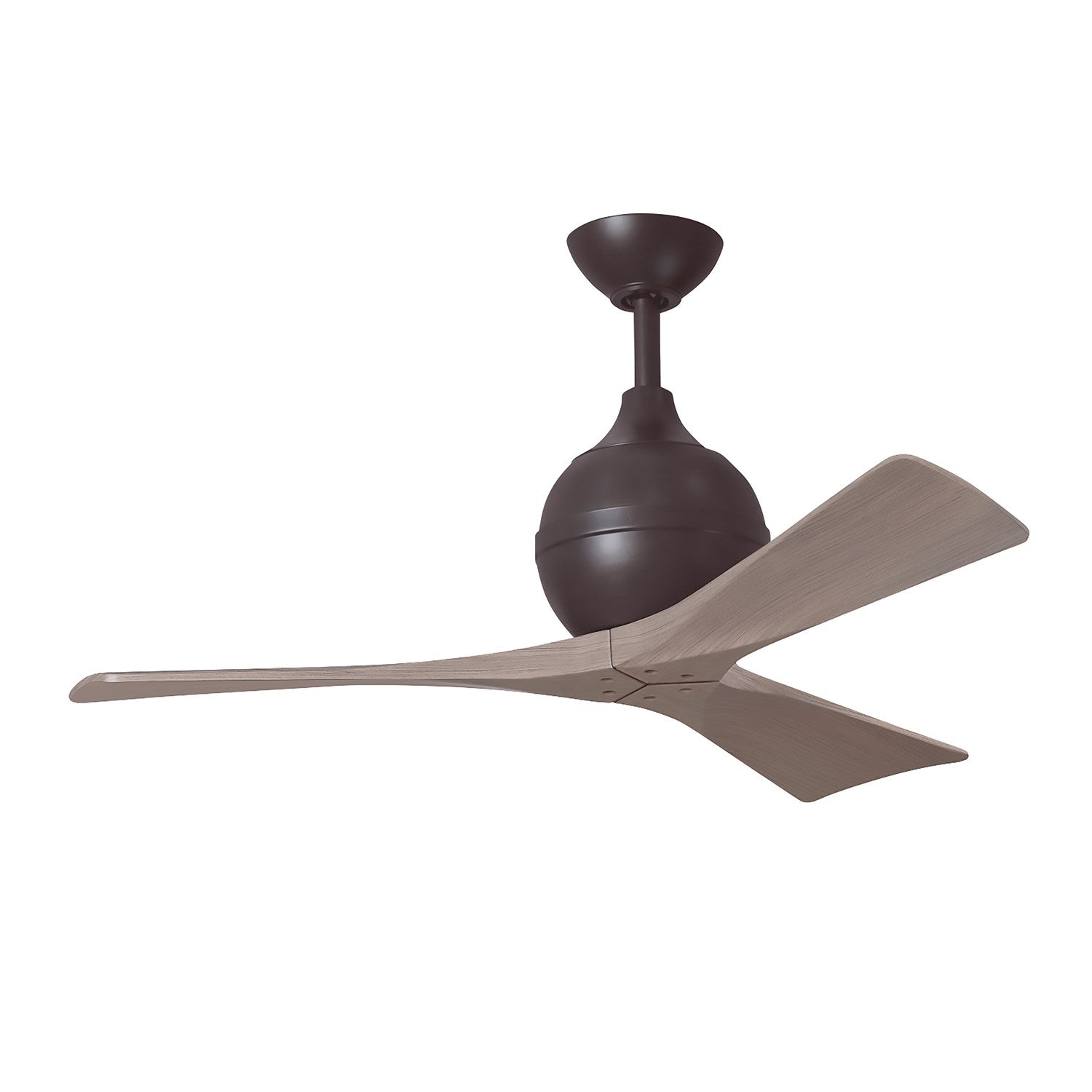 Three-Blade Paddle Fan In Textured Bronze Finish by Matthews Fan Company