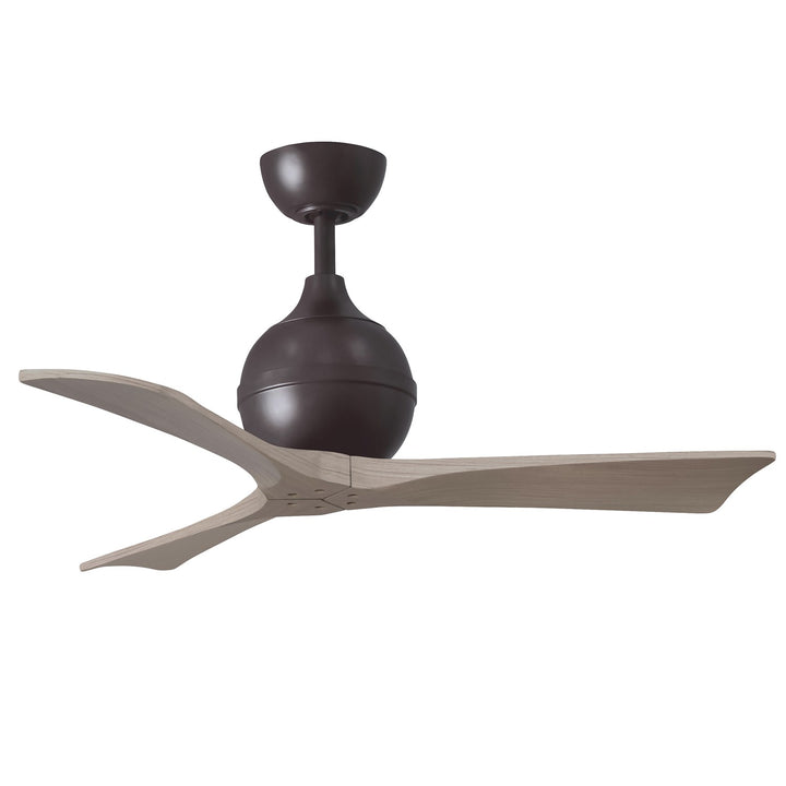 Three-Blade Paddle Fan In Textured Bronze Finish