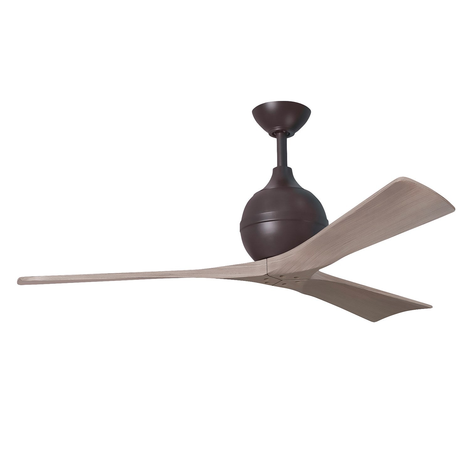 Three-Blade Paddle Fan In Textured Bronze Finish by Matthews Fan Company