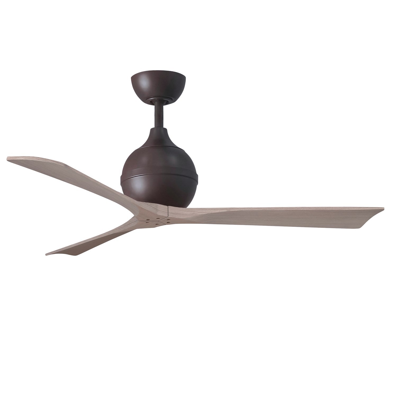 Three-Blade Paddle Fan In Textured Bronze Finish