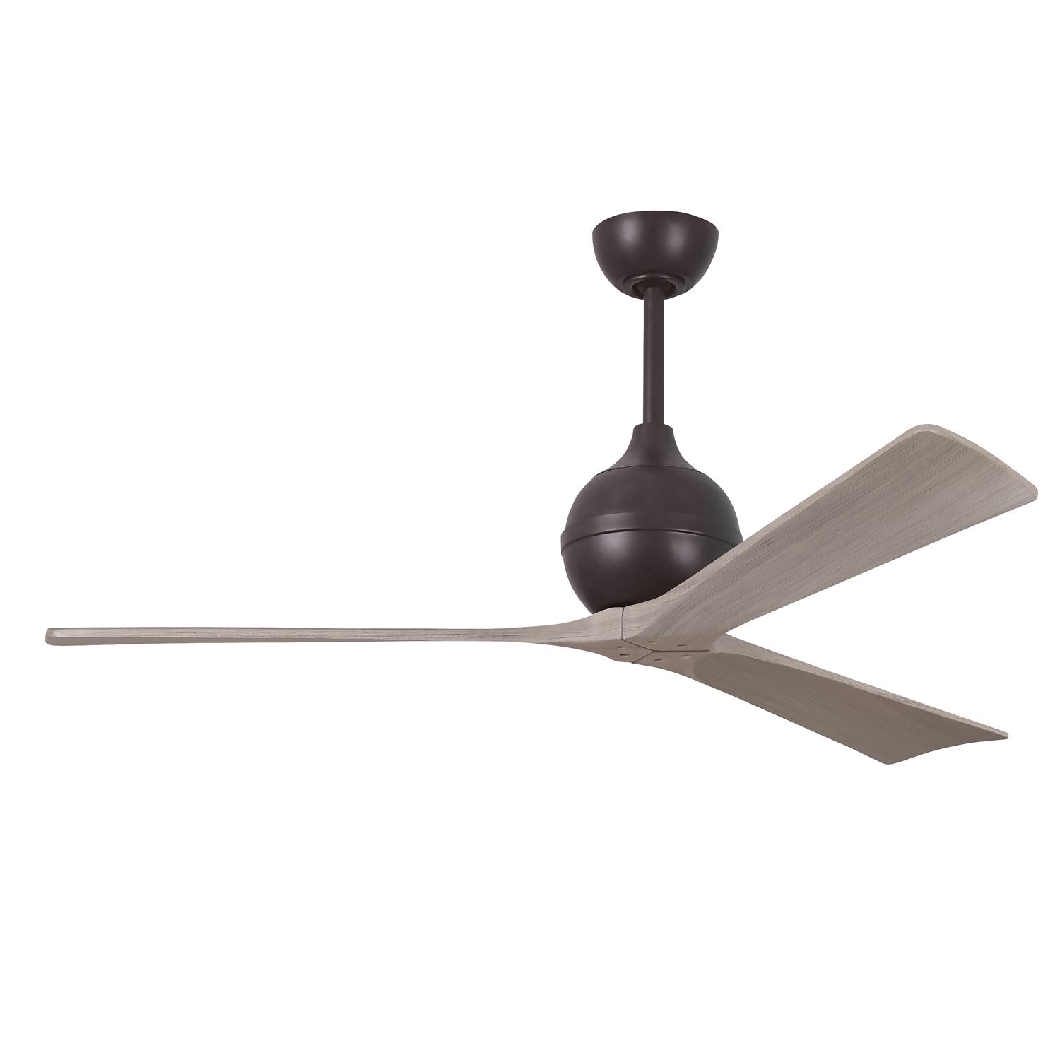 Three-Blade Paddle Fan In Textured Bronze Finish by Matthews Fan Company