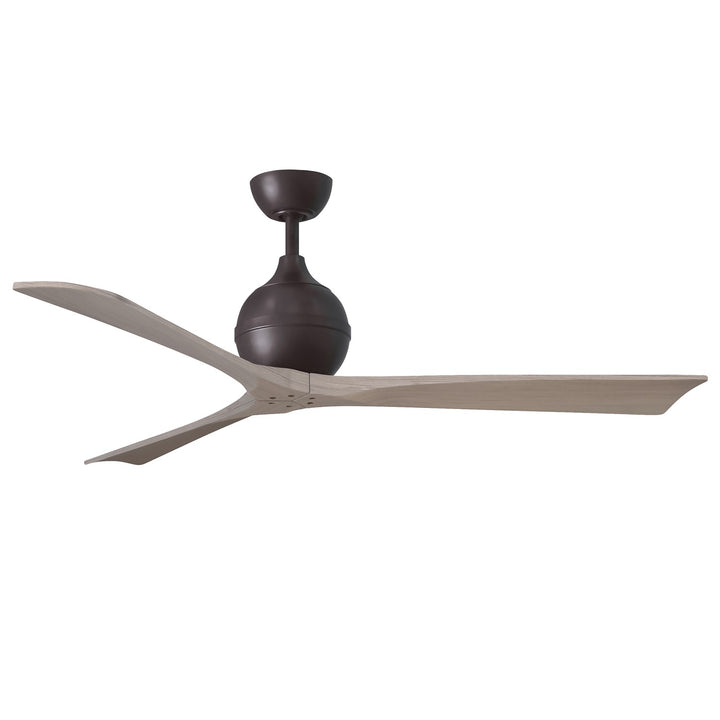 Three-Blade Paddle Fan In Textured Bronze Finish