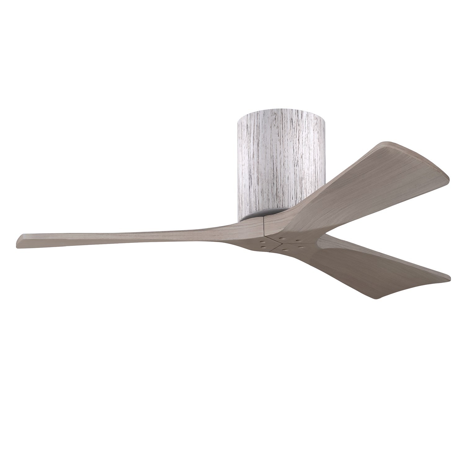 H Three-Blade Flush Mount Paddle Fan In Barn Wood Finish by Matthews Fan Company