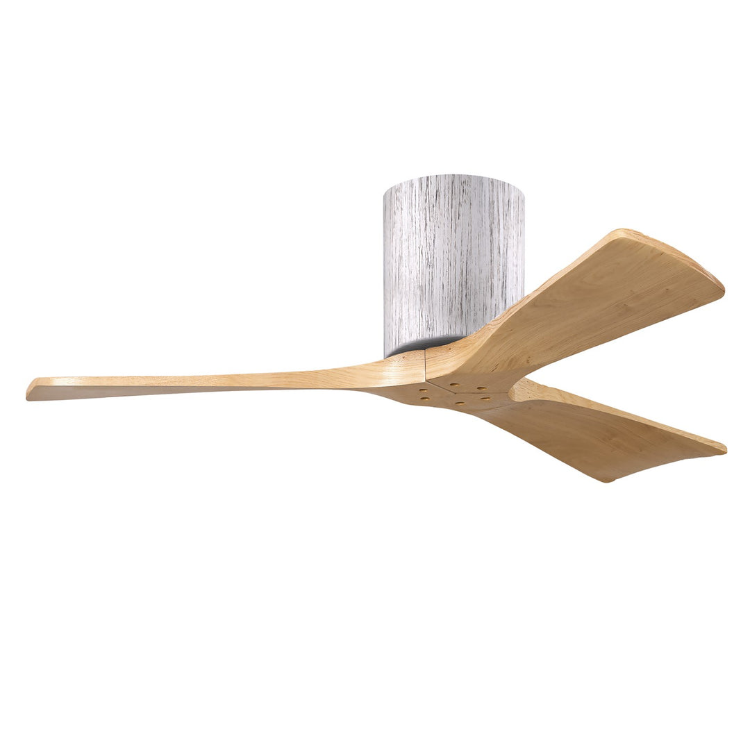 H Three-Blade Flush Mount Paddle Fan In Barn Wood Finish by Matthews Fan Company