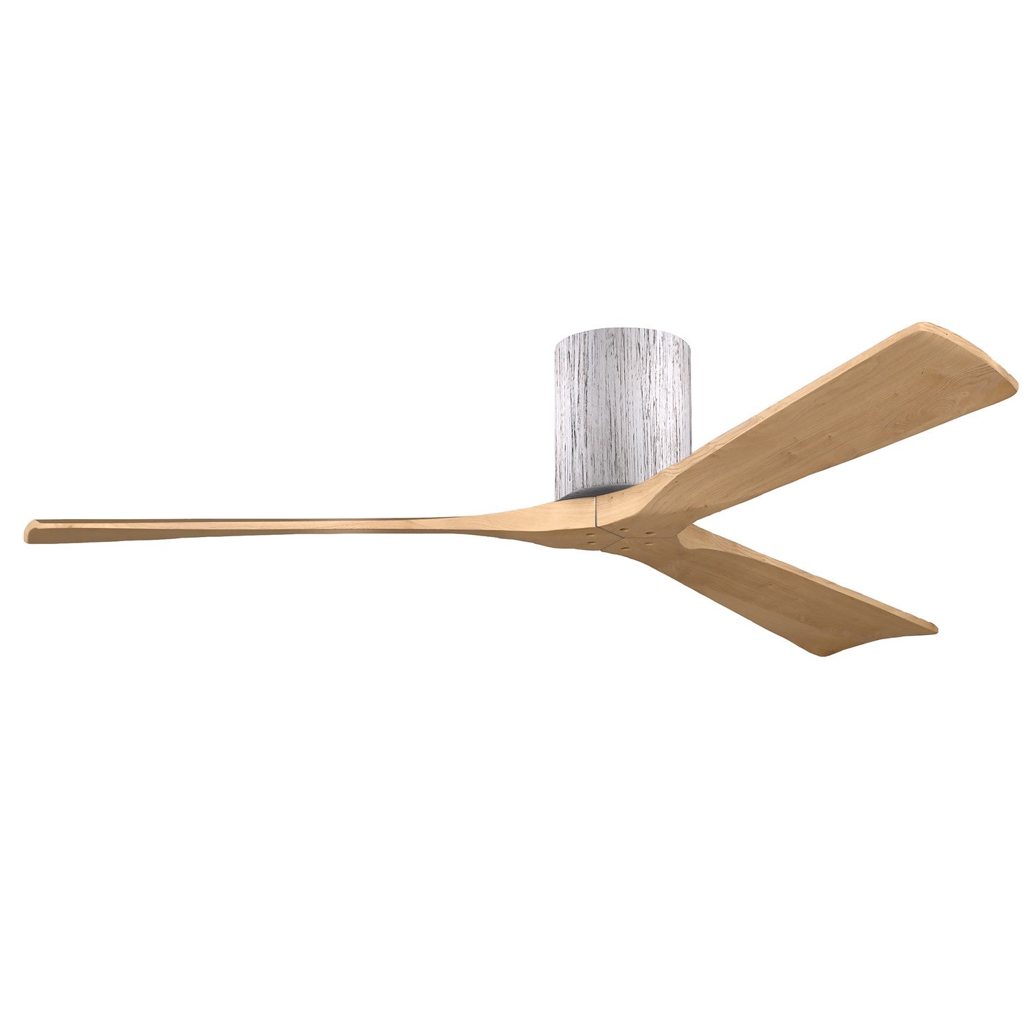 H Three-Blade Flush Mount Paddle Fan In Barn Wood Finish by Matthews Fan Company