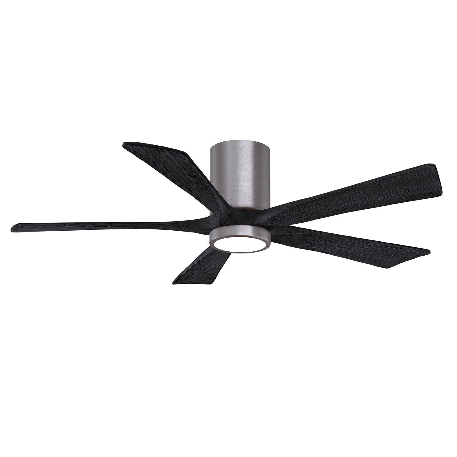 Ir5Hlk Five-Blade Flush Mount Paddle Fan In Brushed Pewter Finish by Matthews Fan Company