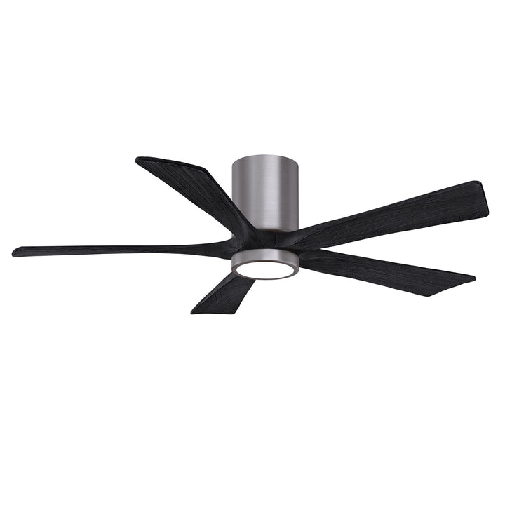 Ir5Hlk Five-Blade Flush Mount Paddle Fan In Brushed Pewter Finish by Matthews Fan Company