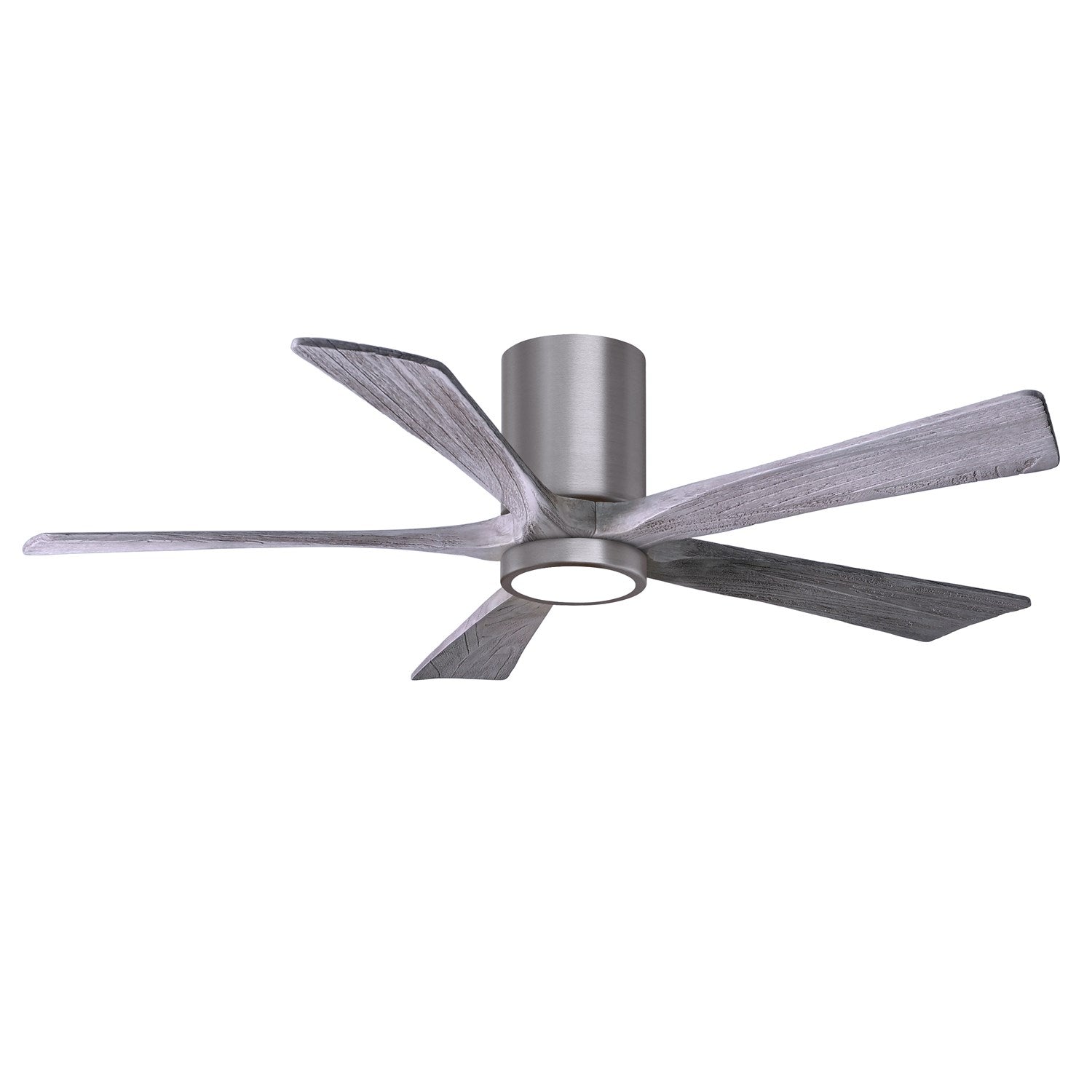 Ir5Hlk Five-Blade Flush Mount Paddle Fan In Brushed Pewter Finish by Matthews Fan Company
