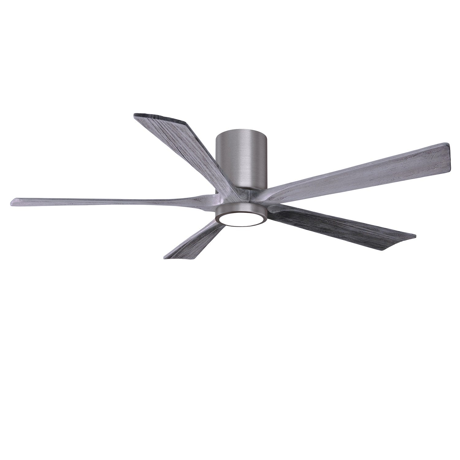 Ir5Hlk Five-Blade Flush Mount Paddle Fan In Brushed Pewter Finish by Matthews Fan Company