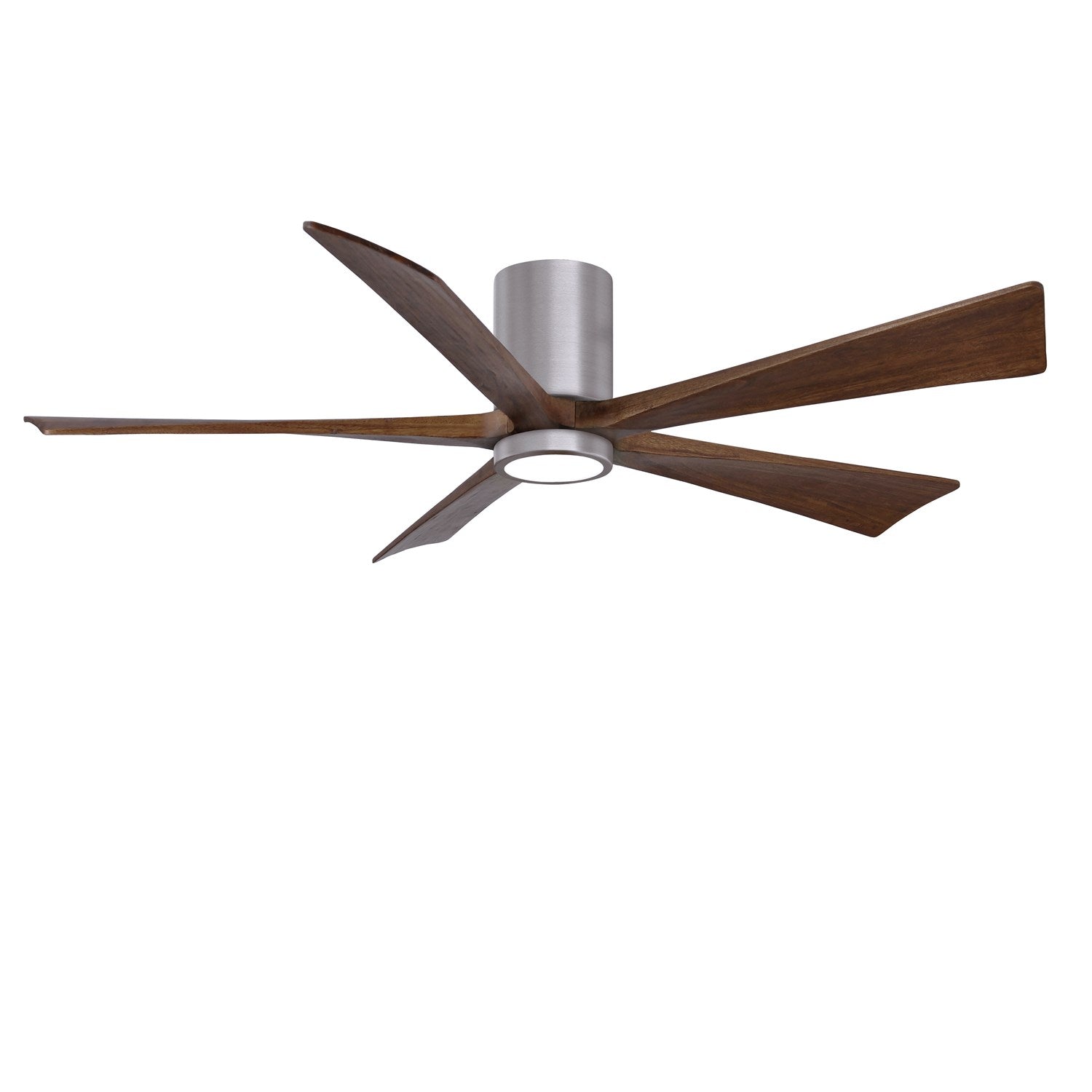 Ir5Hlk Five-Blade Flush Mount Paddle Fan In Brushed Pewter Finish by Matthews Fan Company