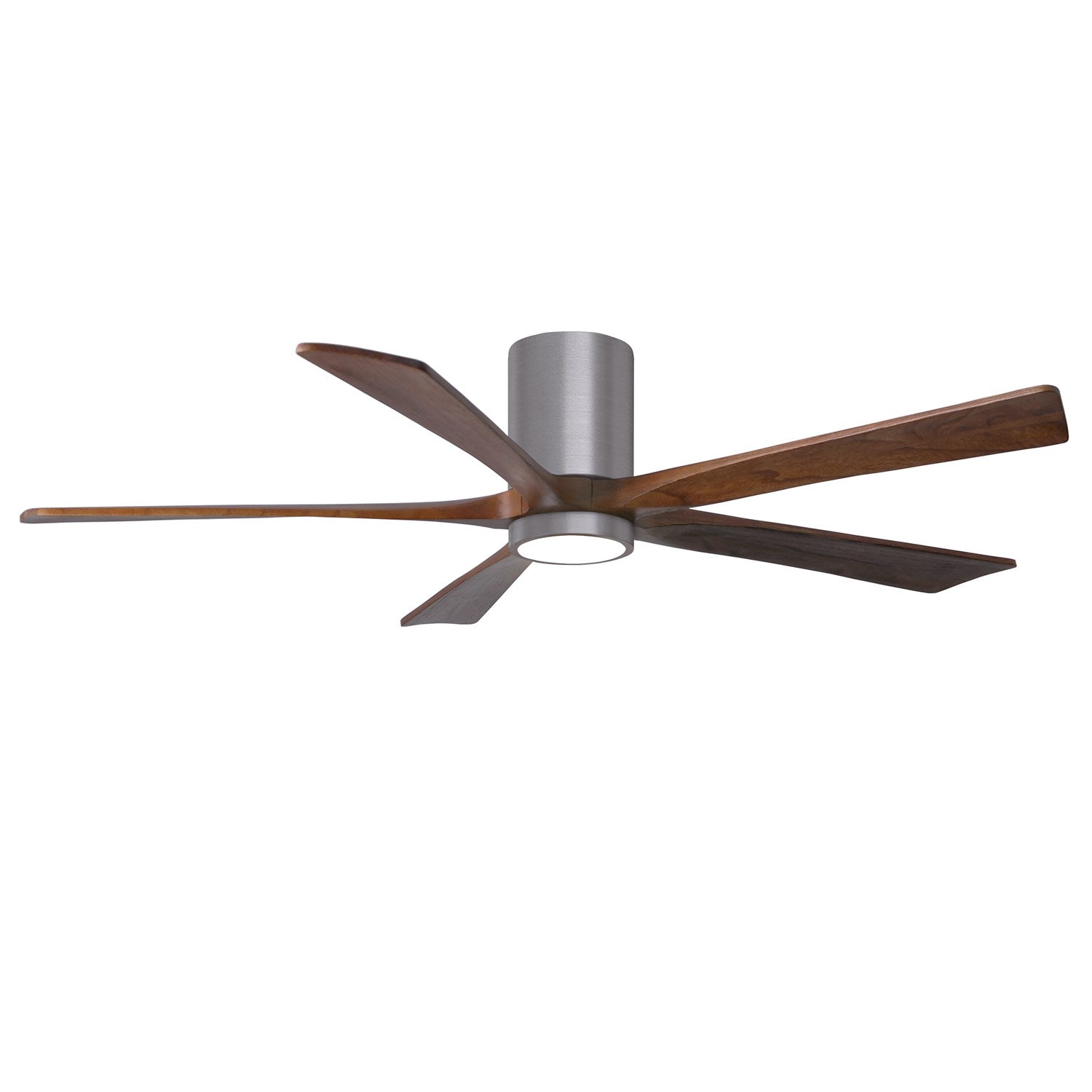 Ir5Hlk Five-Blade Flush Mount Paddle Fan In Brushed Pewter Finish