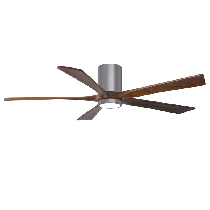 Ir5Hlk Five-Blade Flush Mount Paddle Fan In Brushed Pewter Finish