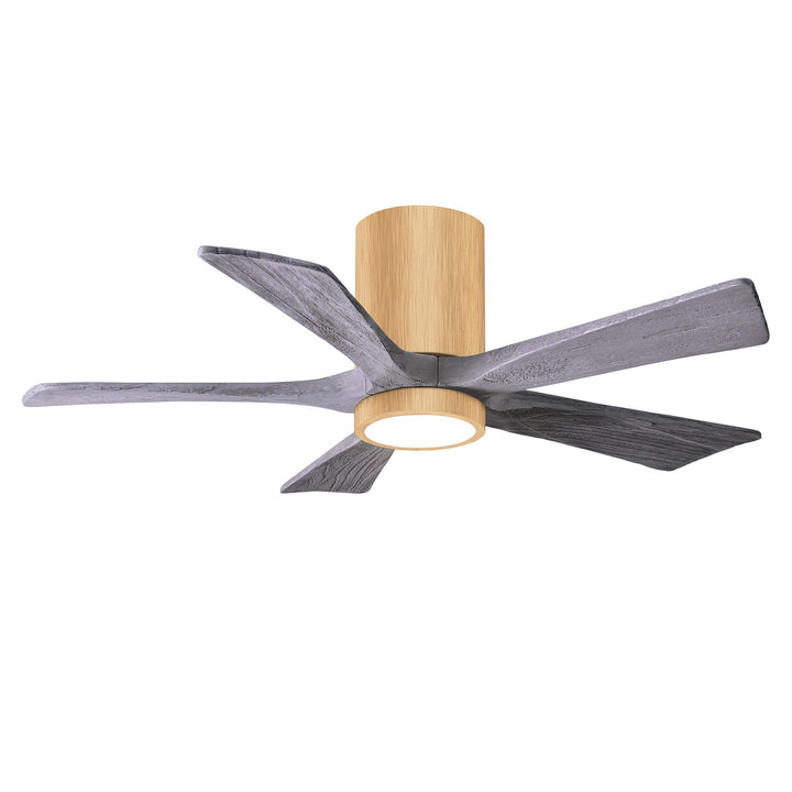 Ir5Hlk Five-Blade Flush Mount Paddle Fan In Light Maple Finish by Matthews Fan Company