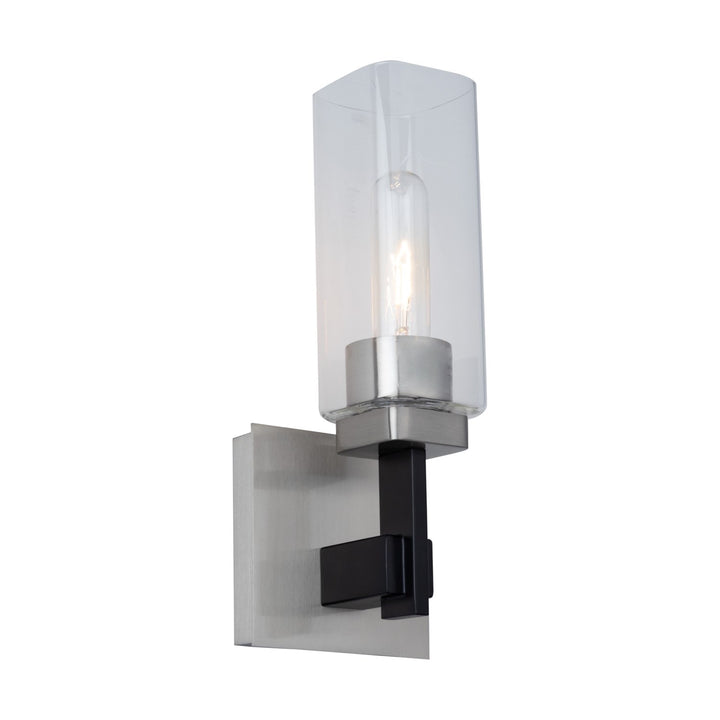 Collection 1-Light Bathroom Sconce Satin Nickel by Artcraft