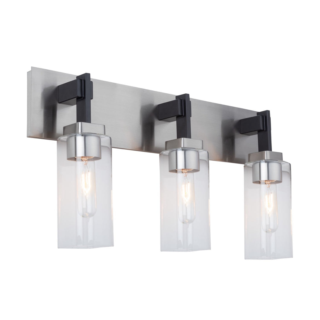 Collection 3-Light Bathroom Vanity Fixture Satin Nickel