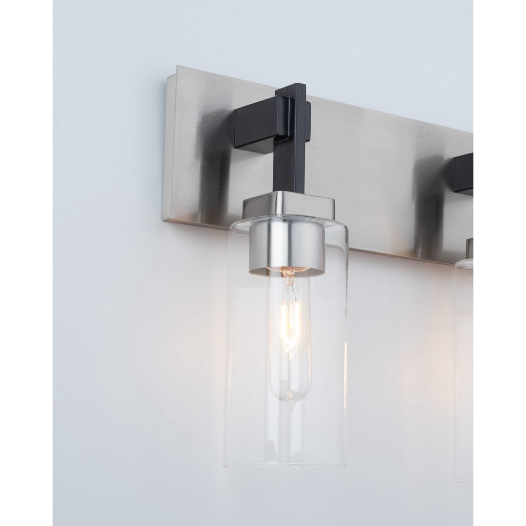 Collection 3-Light Bathroom Vanity Fixture Satin Nickel