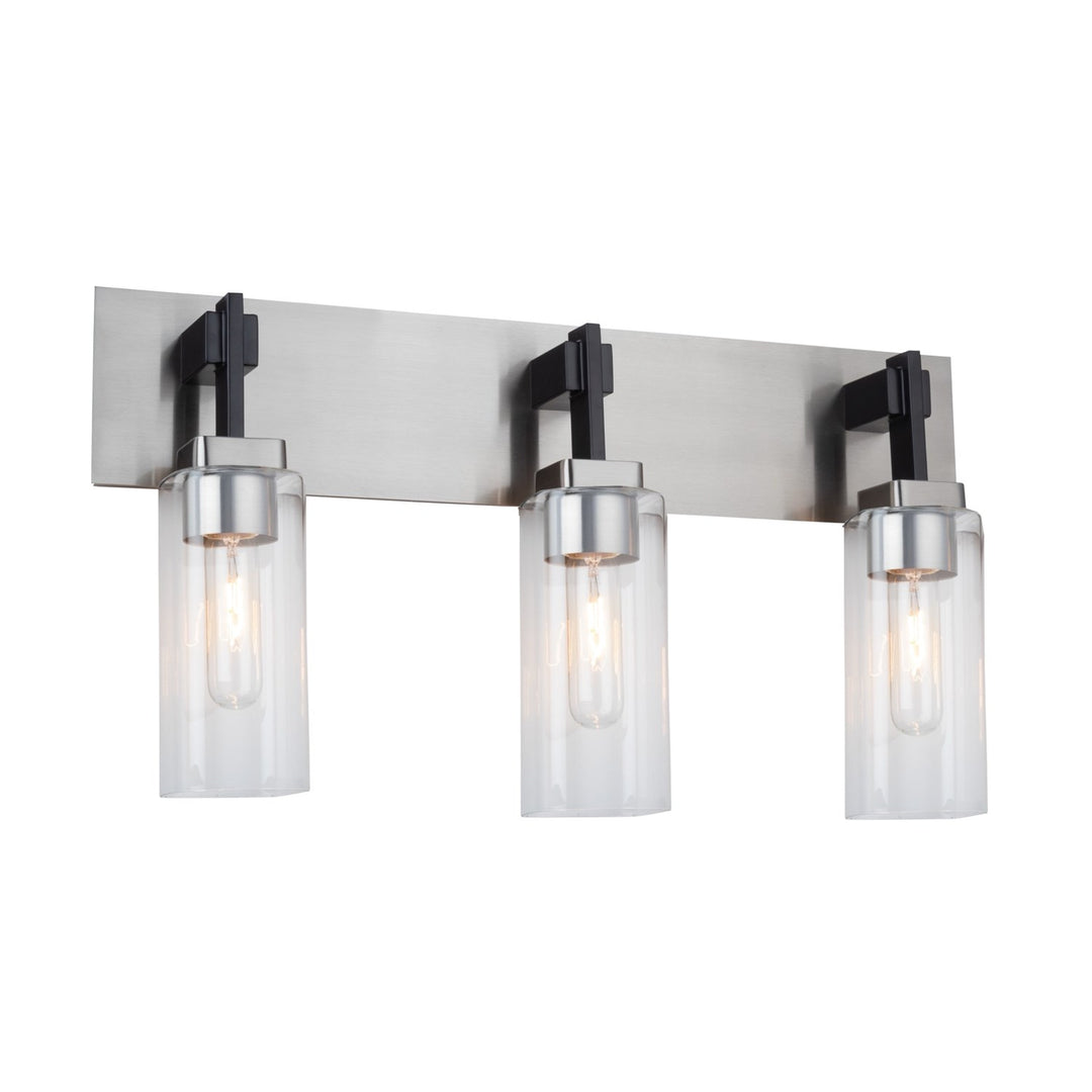 Collection 3-Light Bathroom Vanity Fixture Satin Nickel