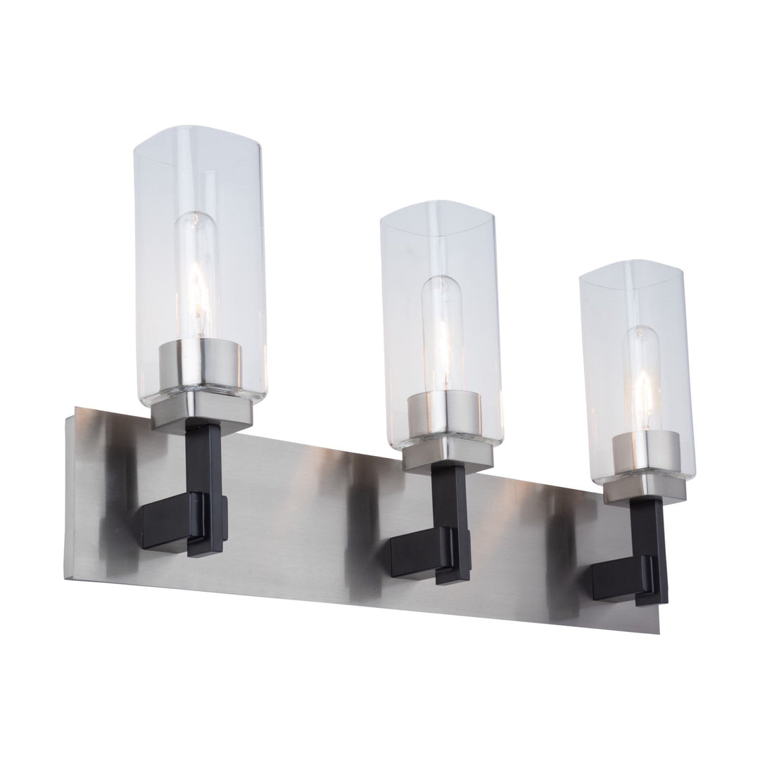 Collection 3-Light Bathroom Vanity Fixture Satin Nickel