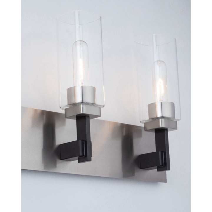 Collection 3-Light Bathroom Vanity Fixture Satin Nickel