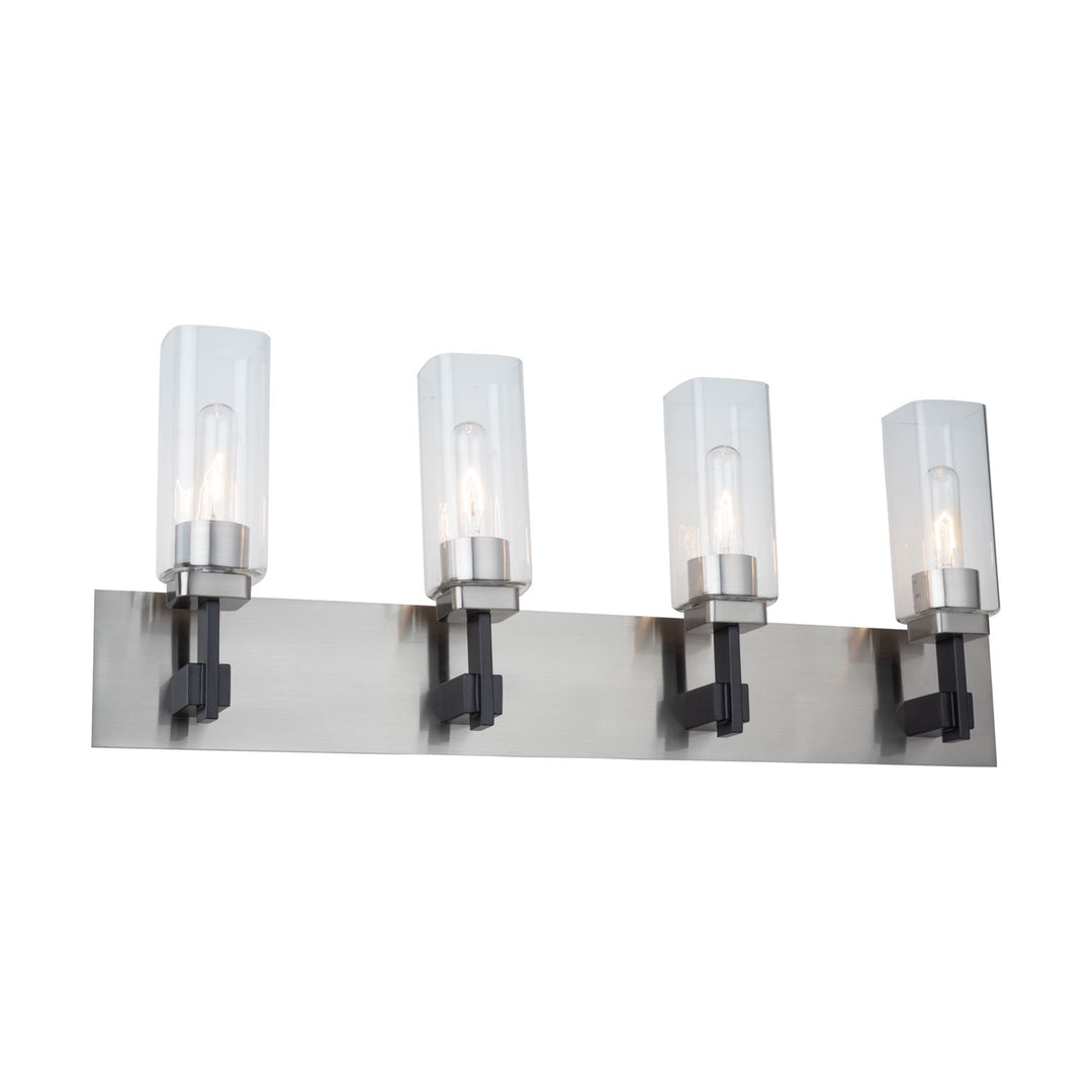 Collection 4-Light Bathroom Vanity Fixture Satin Nickel by Artcraft