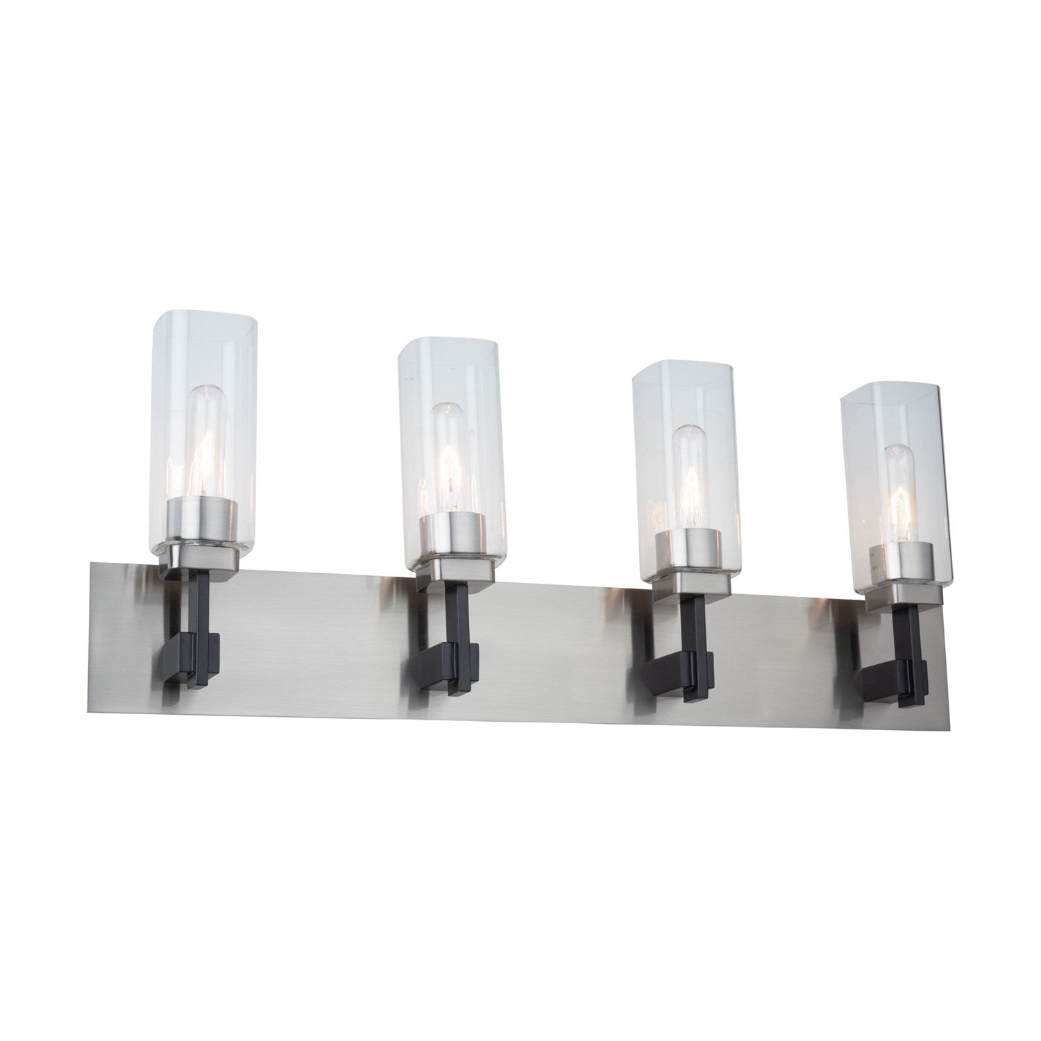 Collection 4-Light Bathroom Vanity Fixture Satin Nickel by Artcraft