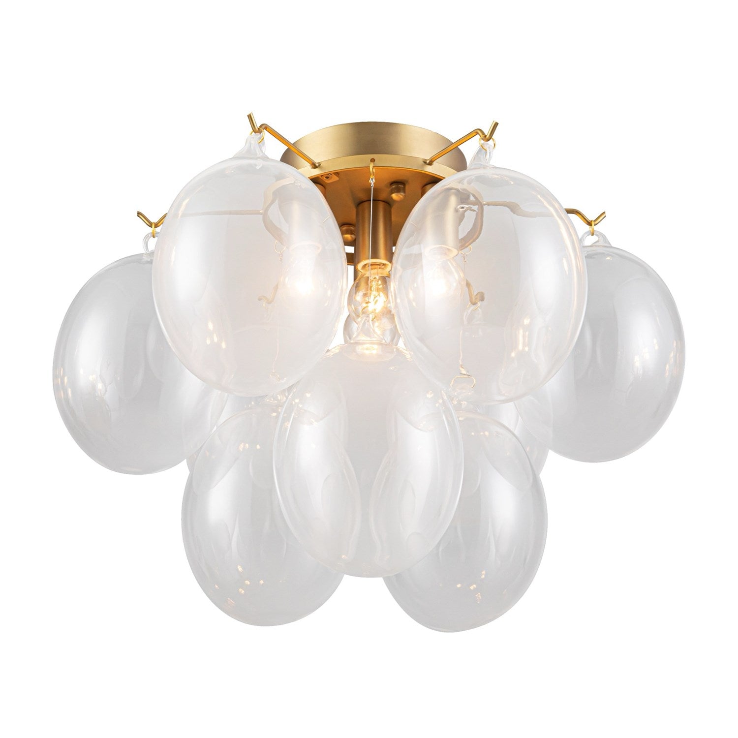 Collection 4-Light Semi-Flush Mount Brass by Artcraft