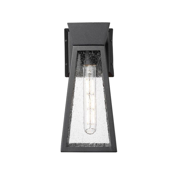 Collection 1-Light 12" Outdoor Wall Light Black