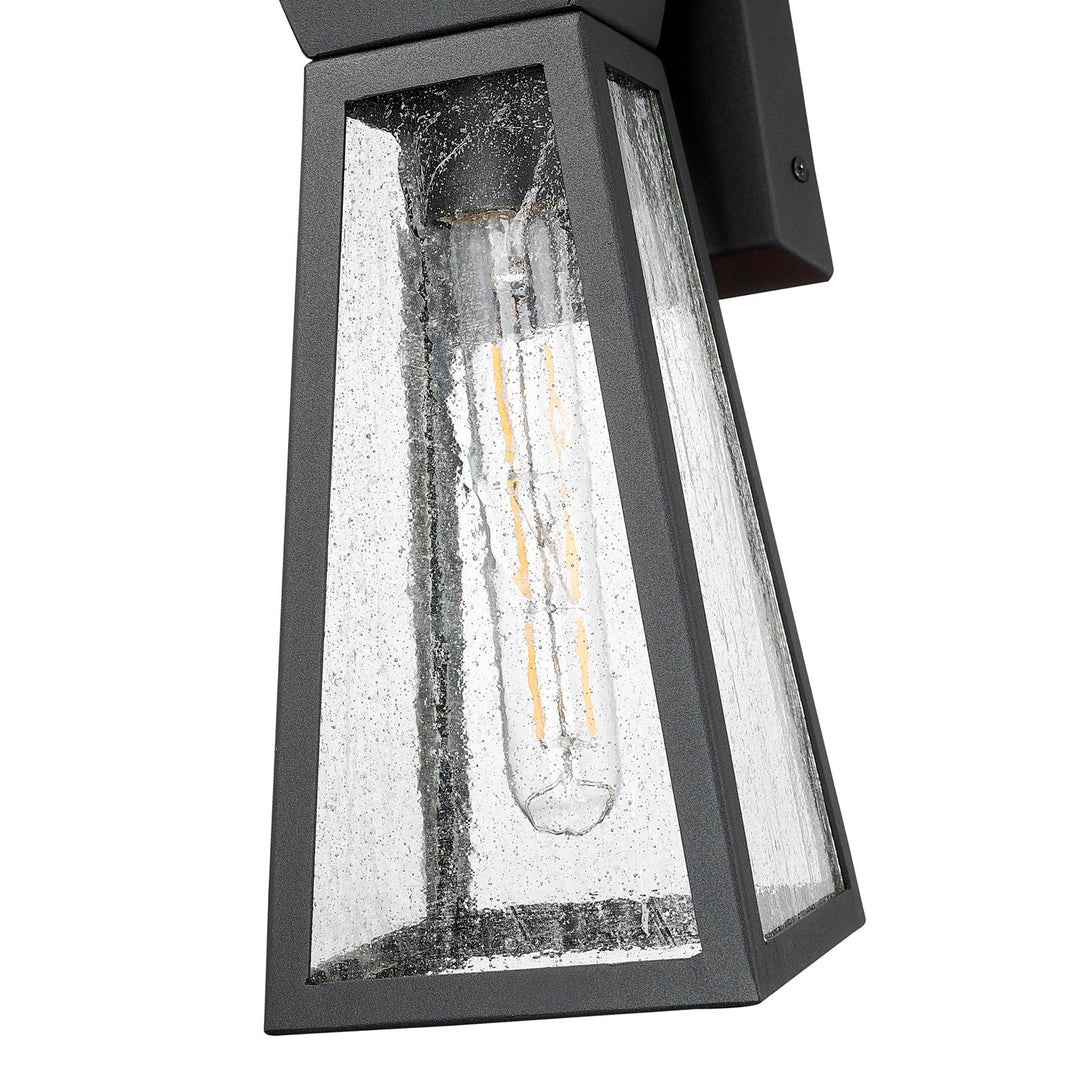 Collection 1-Light 12" Outdoor Wall Light Black