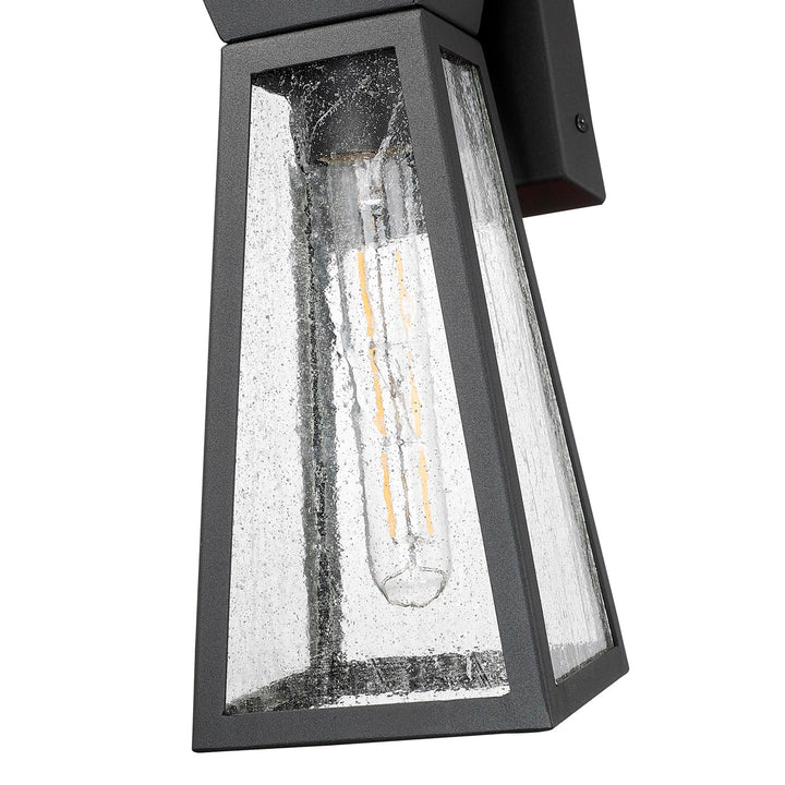 Collection 1-Light 12" Outdoor Wall Light Black
