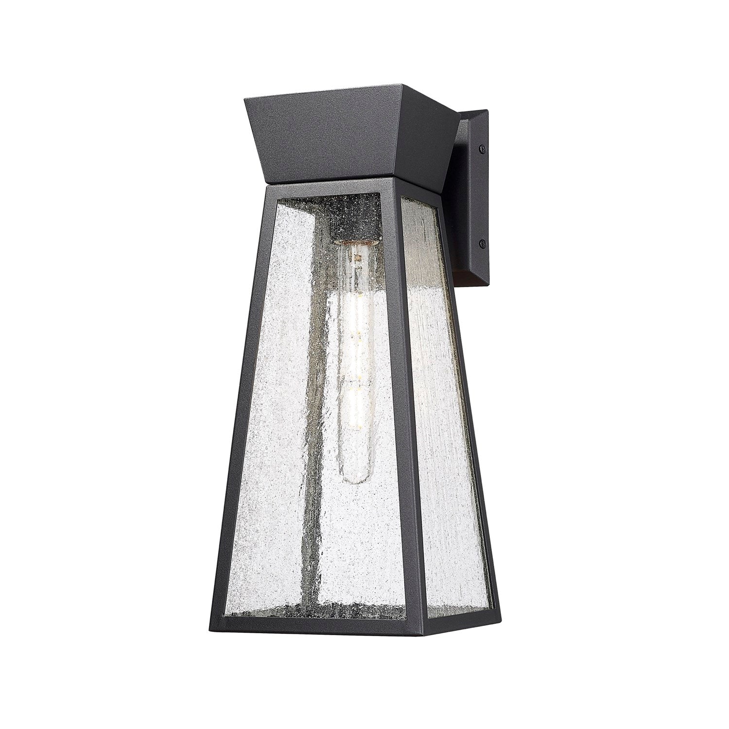 Collection 1-Light 17" Outdoor Wall Light Black by Artcraft