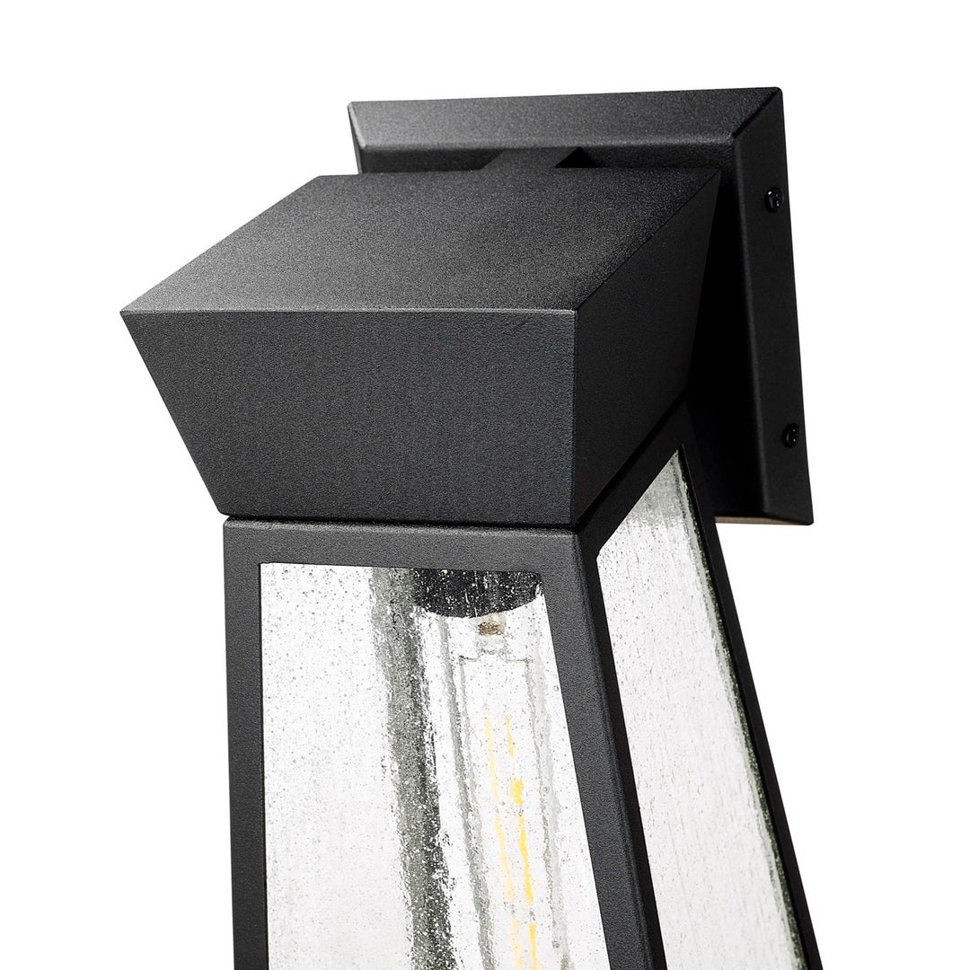 Collection 1-Light 17" Outdoor Wall Light Black
