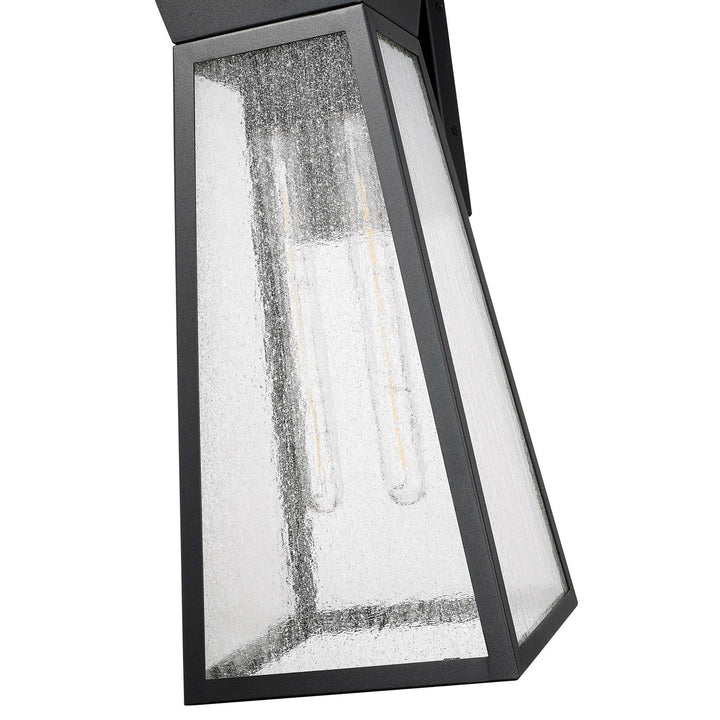 Collection 2-Light Outdoor Wall Light Black