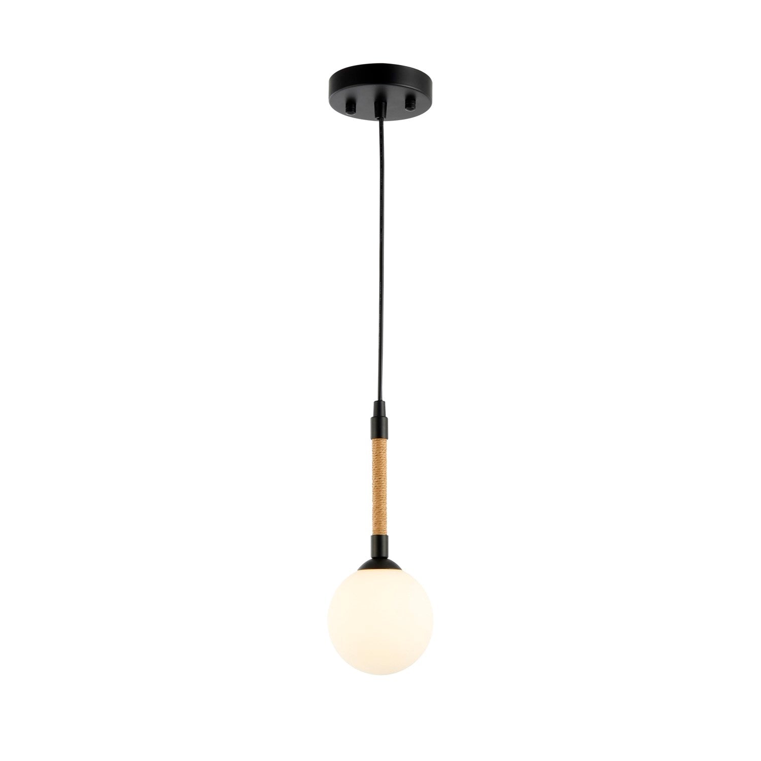 Collection 1-Light Pendant Black by Artcraft