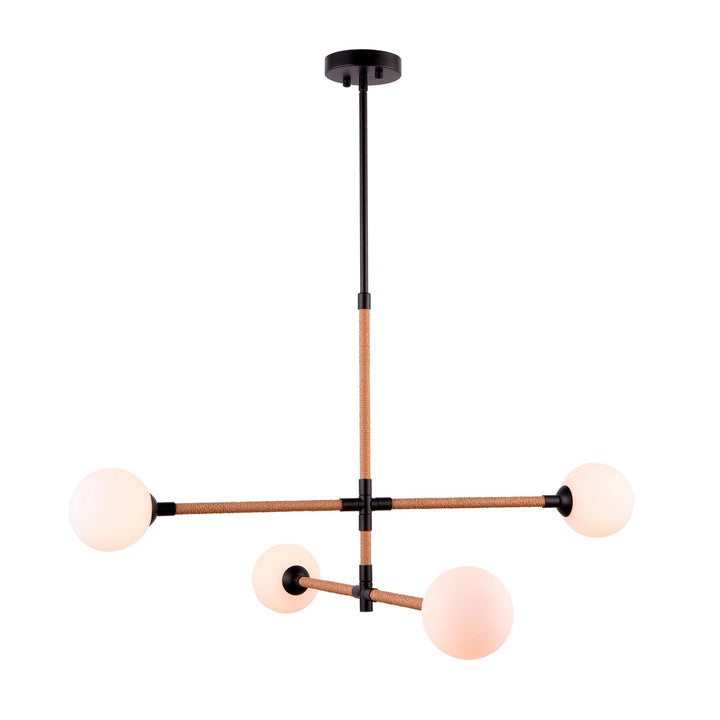 Collection 4-Light Chandelier Black