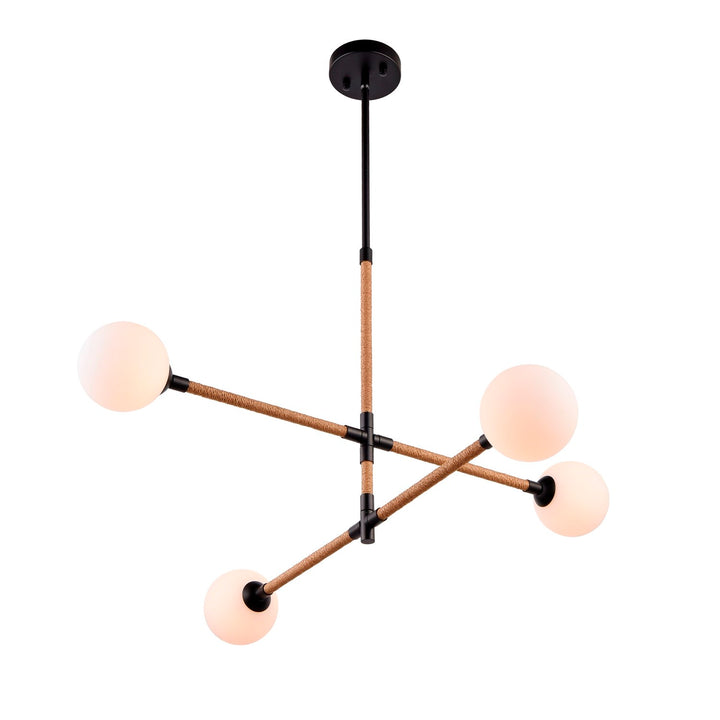 Collection 4-Light Chandelier Black