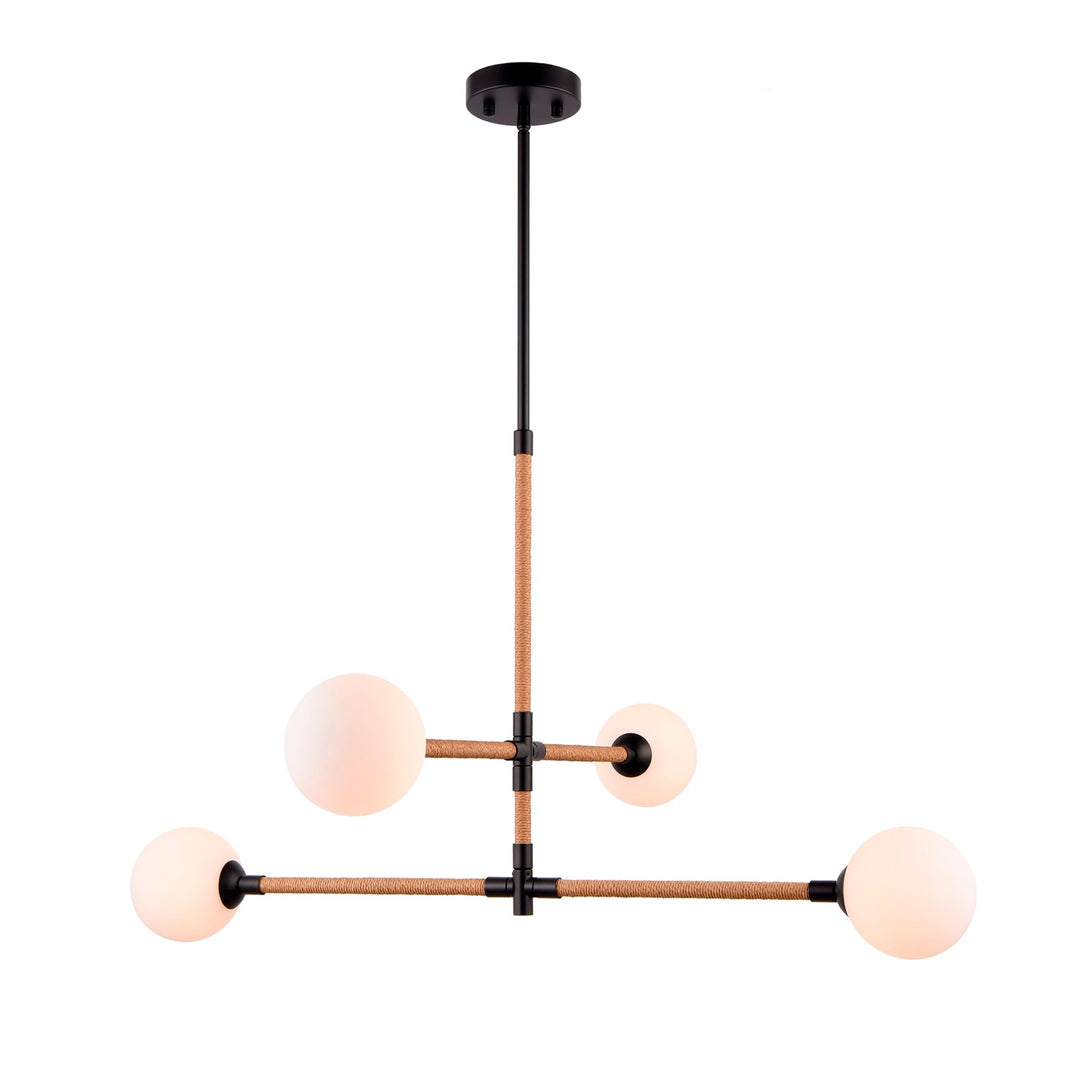Collection 4-Light Chandelier Black