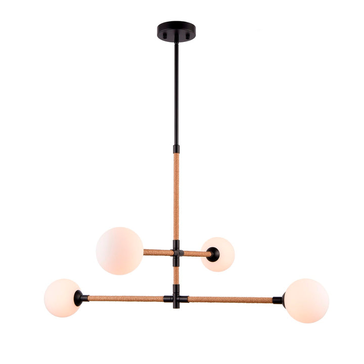 Collection 4-Light Chandelier Black
