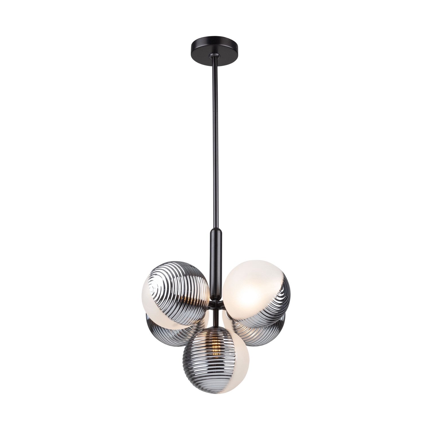 Collection 5-Light Pendant Black by Artcraft