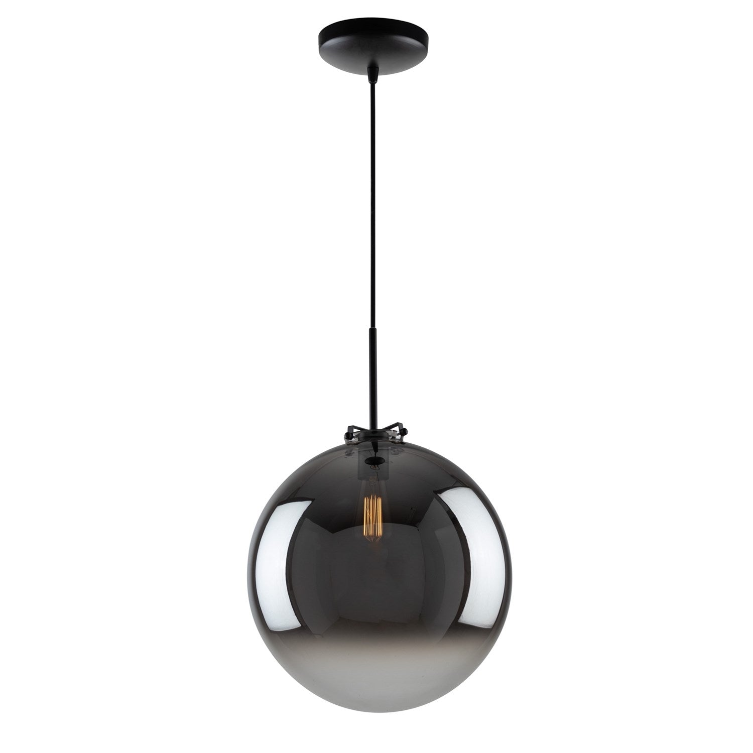Collection 1-Light 14" Pendant Mirror Glass by Artcraft