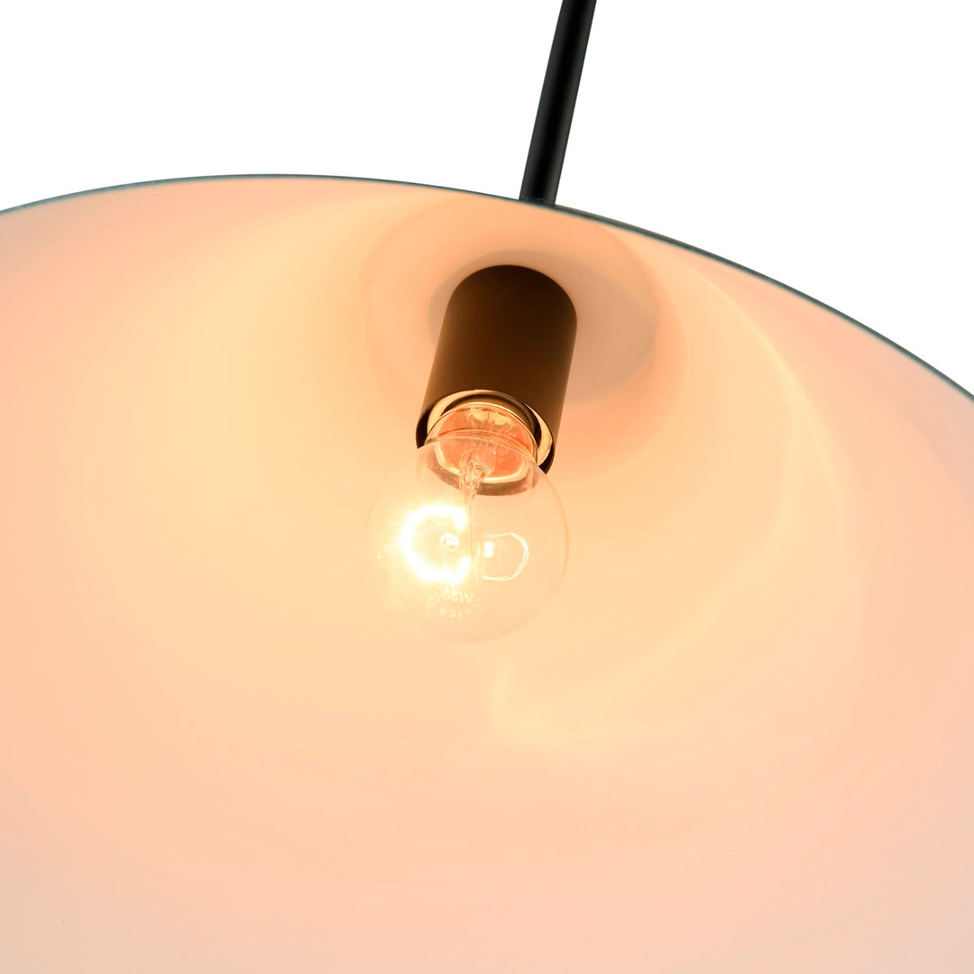 Collection 1-Light Pendant Black And Brushed Brass