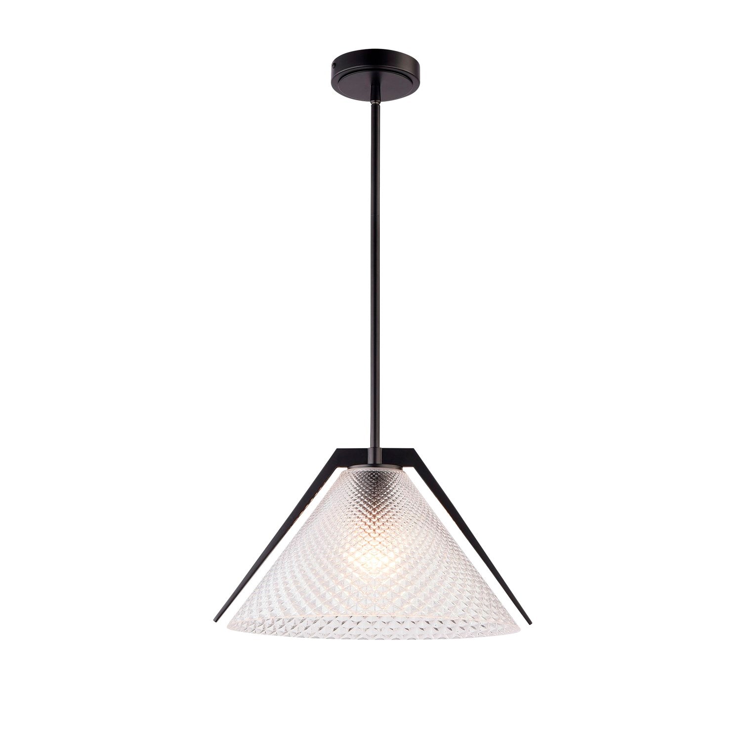 Collection 1-Light Pendant Black by Artcraft