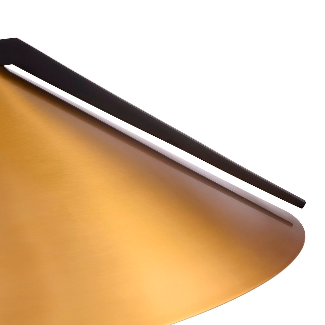 Collection 3-Light Pendant Brass And Black