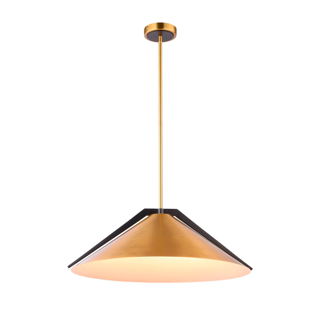 Collection 3-Light Pendant Brass And Black