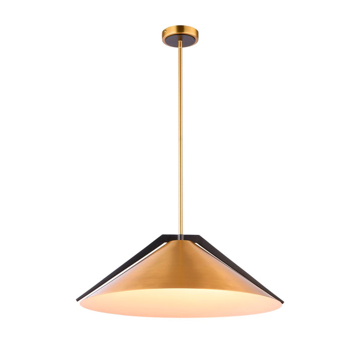 Collection 3-Light Pendant Brass And Black